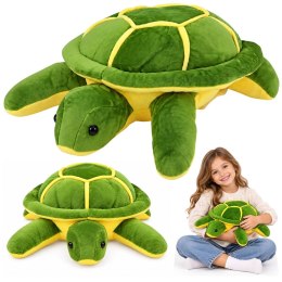Pluszowy Żółw Maskotka Przytulanka Miękki Żółto-Zielony 33cm