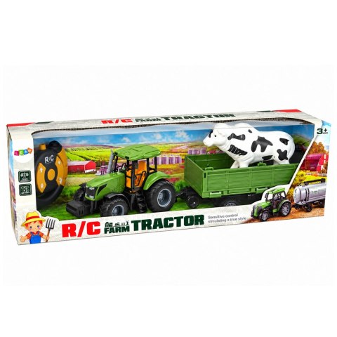 Zestaw Traktor Z Przyczepą i Koniem Zdalnie Sterowany RC