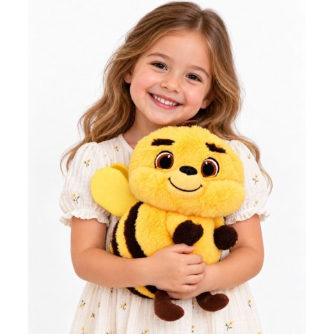 Duża Pluszowa Pszczółka Maskotka Przytulanka Miękka Pszczoła Żółta 40 cm