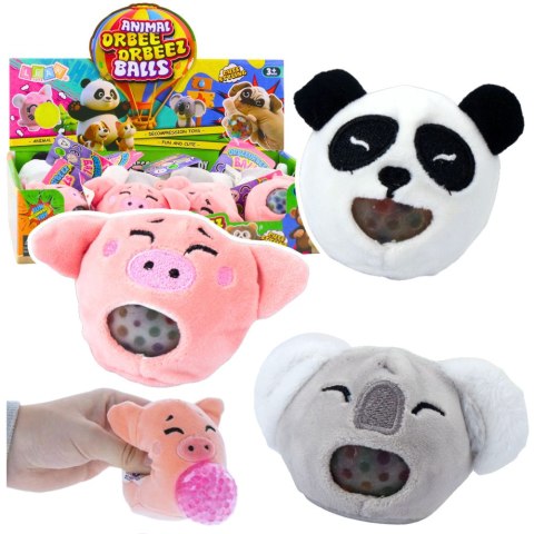 Pluszak Do Ściskania Ugniatania Gniotek z Kulkami Wodnymi Koala Panda 6 cm