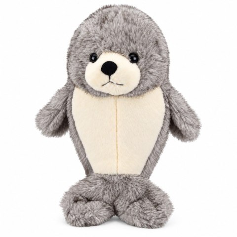 Pluszowa Foka Przytulanka Maskotka Foczka Biało-Szara 25 cm