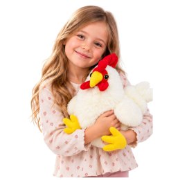 Pluszowa Kura Maskotka Przytulanka Miękka Puszysta Biała 40 cm