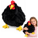 Pluszowa Kura Maskotka Przytulanka Miękka Puszysta Czarna 40 cm