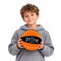 Pluszowa Piłka Do Koszykówki Miękka Pomarańczowo-Czarna 23cm