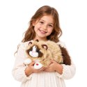 Pluszowy Kotek Maskotka Przytulanka Z Dźwiękami Miauczenia Beżowy 40 cm