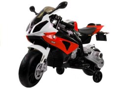 Motor Na Akumulator BMW S1000RR Dla Dzieci Czerwony Trójkołowy