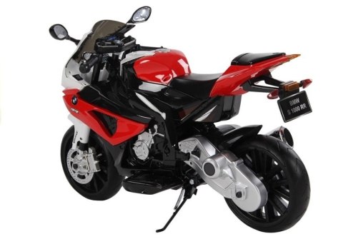 Motor Na Akumulator BMW S1000RR Dla Dzieci Czerwony Trójkołowy