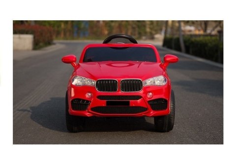 Auto Pojazd Na Akumulator HL1538 Pilot Światła LED MP3 Czerwone
