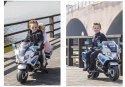 Motor na Akumulator BMW R1200 Policja Światła LED Dźwięki Biały