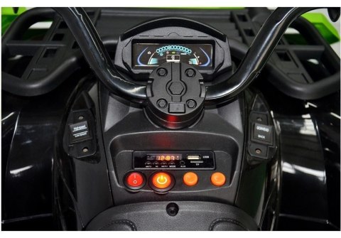 Quad Na Akumulator BDM 0909 Pojazd Dla Dzieci Światła LED MP3 Zielony 24V