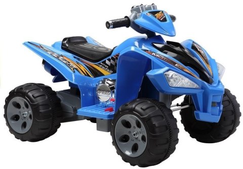 Quad Pojazd Na Akumulator Dla Dziecka Terenowy Światła LED MP3 Niebieski