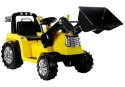 Traktor Koparka Na Akumulator ZP1005 Dla Dzieci Z Ruchomą Łyżką Żółta