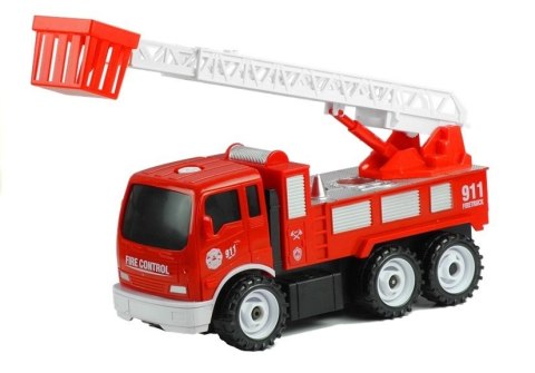 Wóz Strażacki z Drabiną Do Rozkręcania Skręcania Narzędzia DIY
