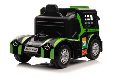 Auto Na Akumulator Ciężarówka Mercedes XMX622 Światła LED Pilot Zielony