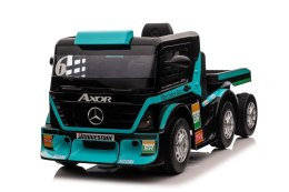 Auto Na Akumulator Ciężarówka Mercedes+ Naczepa XMX622B Niebieski LCD