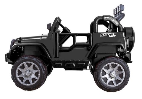 Auto na Akumulator Jeep HP012 Dla Dzieci Światła LED MP3 Czarne