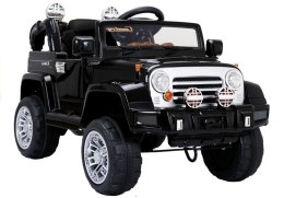 Auto na Akumulator Jeep JJ245 Dla Dzieci Światła LED MP3 Pilot Czarny