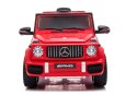 Auto na Akumulator Mercedes G63 AMG Dla Dzieci Światła LED MP3 Czerwony