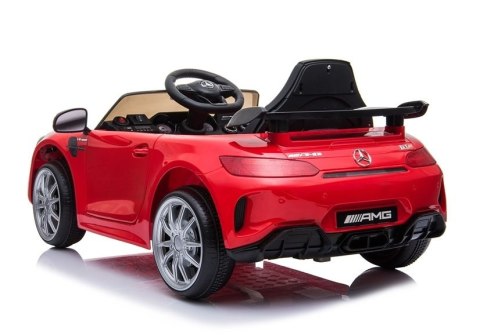 Auto na Akumulator Mercedes GTR Dla Dzieci Światła LED MP3 Czerwony