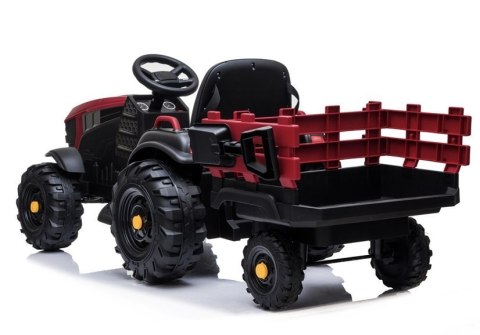 Traktor z Przyczepą Na Akumulator BDM0925 Koła EVA MP3 Czerwony