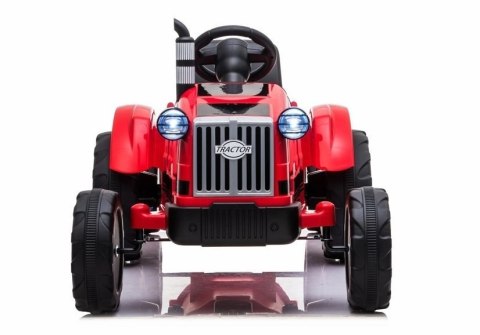 Traktor na Akumulator z Przyczepą CH9959 Światła LED Pilot Radio Czerwony