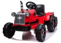 Traktor na Akumulator z Przyczepą CH9959 Światła LED Pilot Radio Czerwony