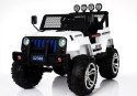 Auto na Akumulator S2388 Pilot Światła LED Radio Jeep Biały 4x45W