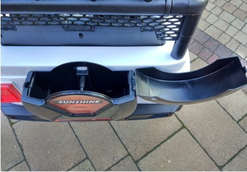 Auto na Akumulator S2388 Pilot Światła LED Radio Jeep Biały 4x45W