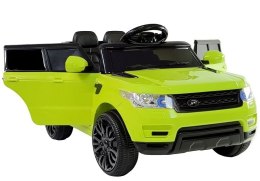 Auto Na Akumulator HL1638 Dla Dzieci Pilot MP3 Światło LED Zielony