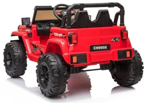 Auto Na Akumulator Dla Dzieci CH9956 Światła LED Pilot Czerwony