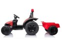 Traktor na akumulator z Przyczepą HZB-200 Światła LED MP3 Czerwony