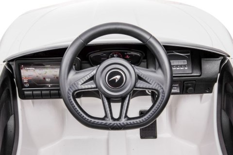 Auto Na Akumulator McLaren GT 12V Pilot Światła LED MP3 Biały