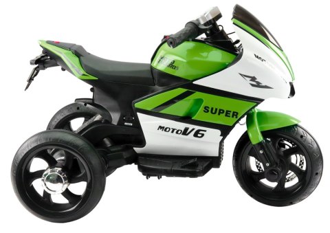 Motorek Trójkołowy Dla Dzieci HT-5188 Światła LED MP3 Zielony