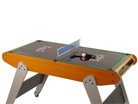 Ruchomy Stół Do Gier 8w1 Piłkarzyki Bilard Kręgle Hokej Ping Pong Curling