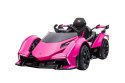 Samochód Na Akumulator Lamborghini GT HL528 Światła LED MP3 Pilot Rózowy