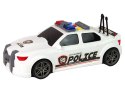 Auto Sportowe Otwierany Bagażnik Policja Światła Dźwięki Biały 1:16