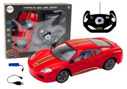 Auto Sportowe Zdalnie Sterowane RC Światła Niebieski 1:16
