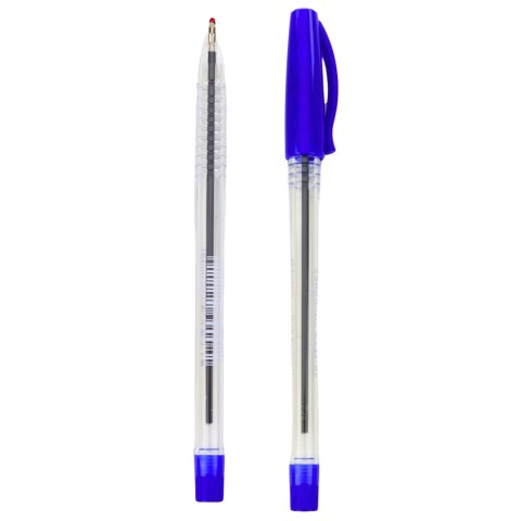Długopis Z Zatyczką Niebieski Tusz Wkład Końcówka 0.7mm