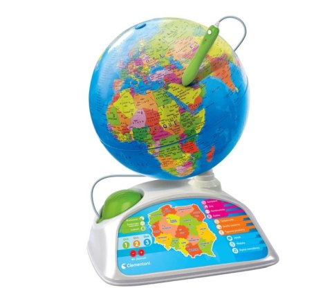 Interaktywny Edukacyjny Globus Eduglobus Uczę się Bawiąc Język Polski Clementoni 50847