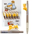 Długopis Z Figurką Żółtego Pieska Shiba Niebieski Tusz 0.5mm