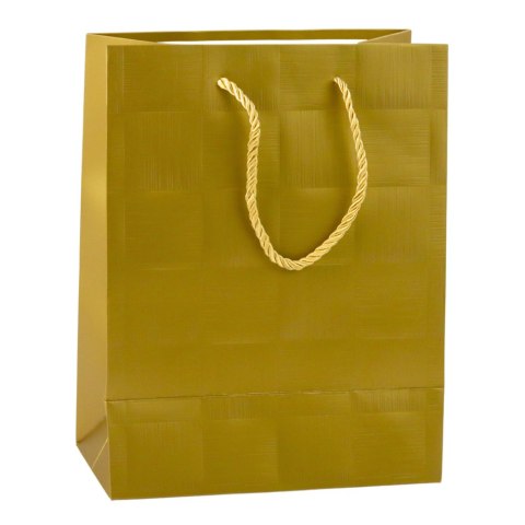 Torba Prezentowa Kwadraty Strukturalne Elegancka 23 x 18 x 10 cm