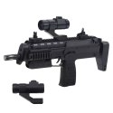 Karabin Zabawkowy Broń Światła Dźwięki Celownik Czarny 41cm