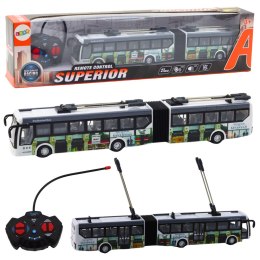 Trolejbus Miejski Zdalnie Sterowany RC Światła Transport Publiczny