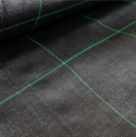 Agrotkanina Czarna 160cm x 50m UV 90g Antychwastowa Agrowłóknina + Kotwy