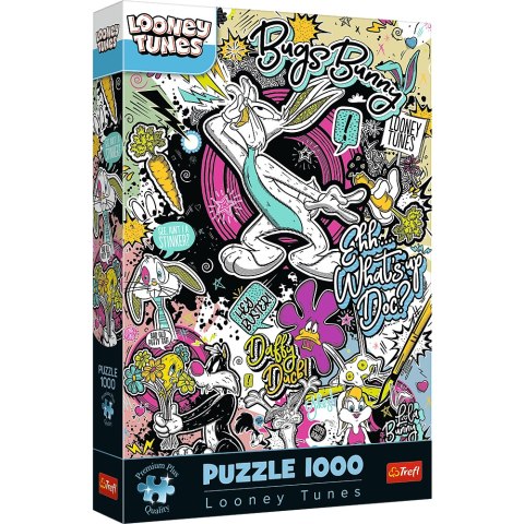 Puzzle - 1000 Premium Plus - Zwariowane melodie - Looney Tunes - Trefl 12066