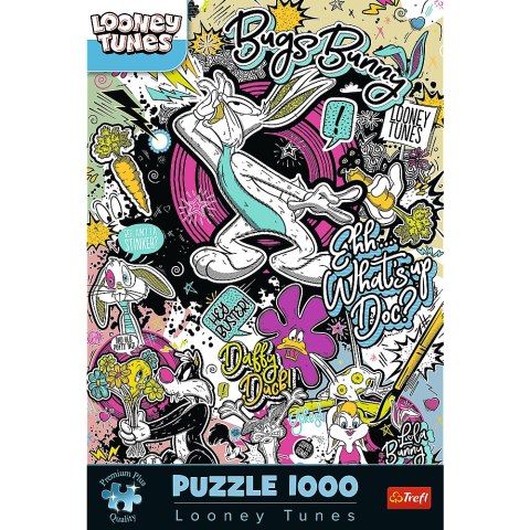 Puzzle - 1000 Premium Plus - Zwariowane melodie - Looney Tunes - Trefl 12066