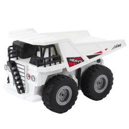 Ciężarówka Wywrotka Zdalnie Sterowana RC Światła Dźwięki Biała 1:24