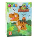 Zestaw Kreatywny Dinozaury W Słoiku Diamenty Lampka Nocna Pilot DIY