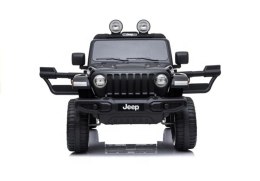 Auto na Akumulator Jeep Rubicon Światła LED MP3 Pilot 4x4 Czarny