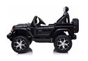 Auto na Akumulator Jeep Rubicon Światła LED MP3 Pilot 4x4 Czarny
